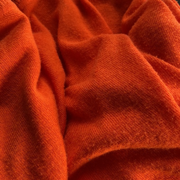 zara fine knit long sleeve sweater, soft sweater, rust, fall sweater, orange top - Picture 7 of 7